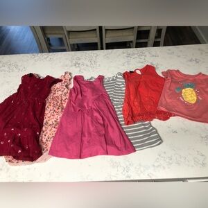 5t Toddler Girls Dress and Shirt Bundle, Gap, Old Navy